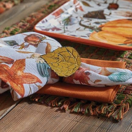Park Designs - Wholesale Napkin Ring - Leaf Napkin Ring - 4 Asst.4