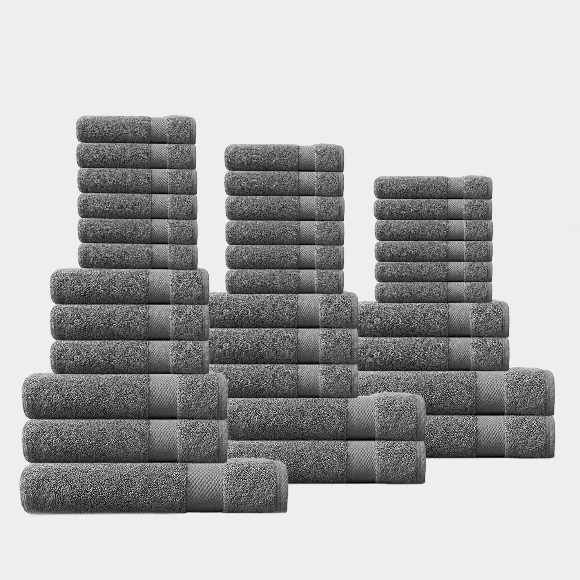 Delara - Wholesale Towel Set - 100% Organic Cotton Quick Dry Starter Bath Set39