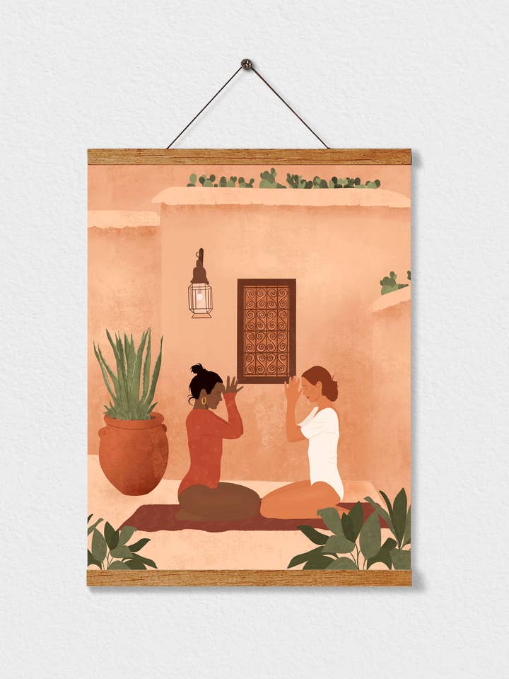 Yogis Kunstdruck für den Großhandel von Illustrations Its Funny Howww Inc