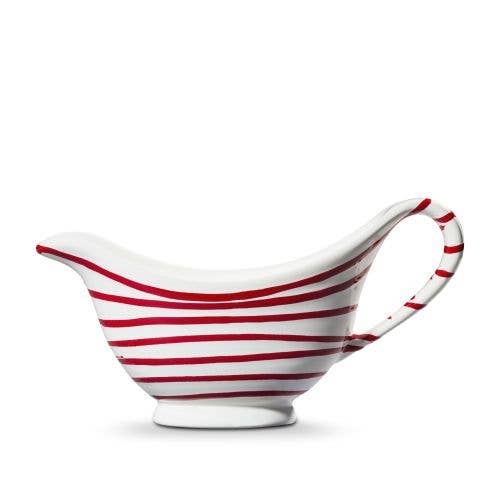 Flamed red, gravy boat (0.2L) for wholesale by Gmundner Keramik Handels GmbH