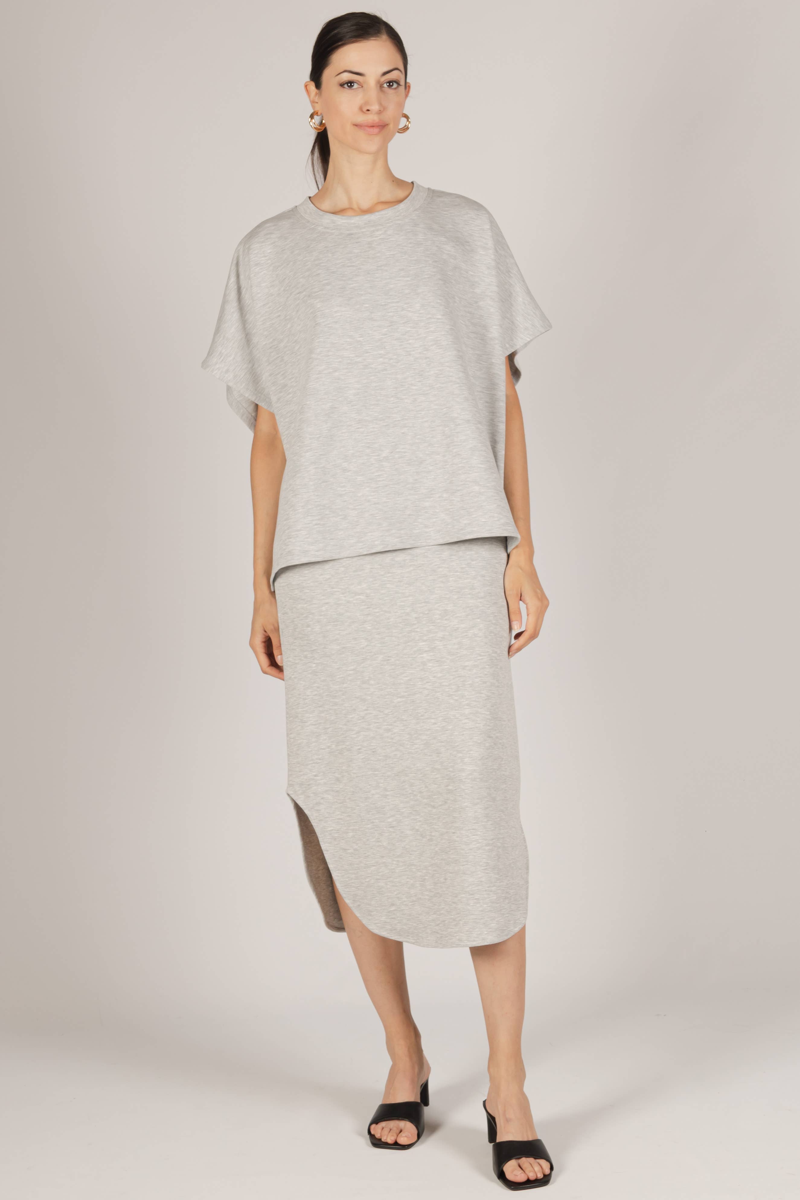 P. CILL - Vendita all'ingrosso Gonna - Donna - Gonna midi in modal Butter P. CILL3