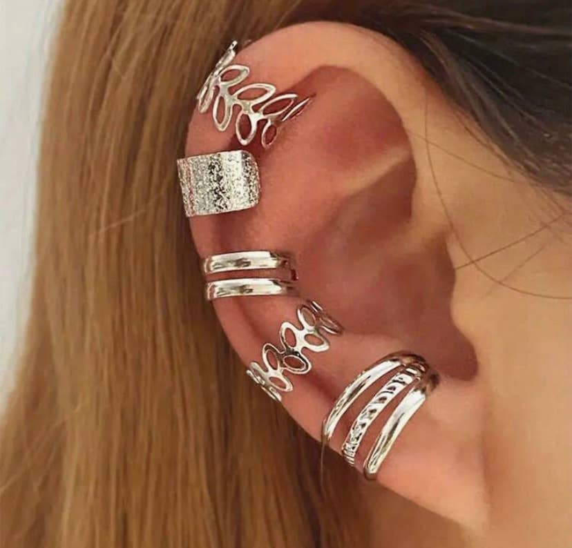 Royal Trading Post – wholesale Jewellery set – 5 Piece Ear Cuff Set1