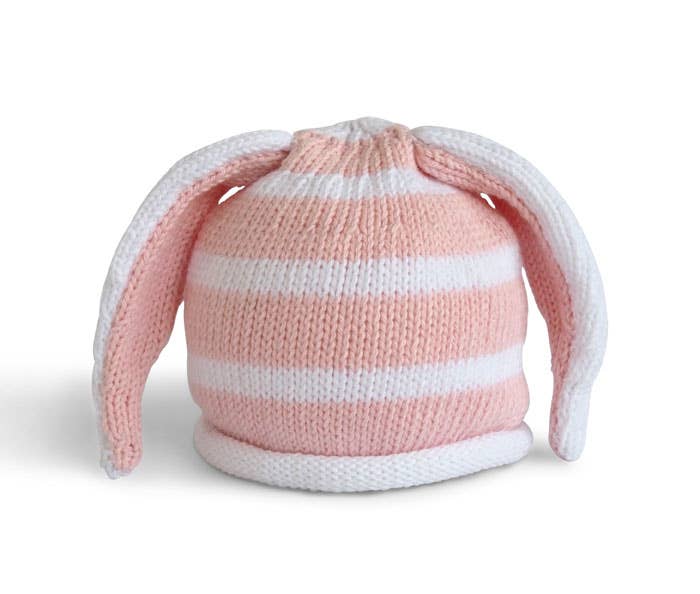 orejas de conejo Sombrero a juego para madre y bebé accesorios para el pelo rosa rosa Talla:18 * 14cm/21.5 * 7cm 2 unidades/juego turbante 