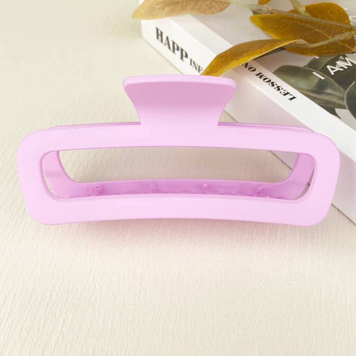 mildstyles – Engroshandel Hårspænde - Dame – Frostet rektangulært hårspænde1