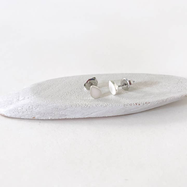 Jenica Jewelry - Wholesale Stud/Post Earrings - Small White Stud Earrings - Multiple Options8