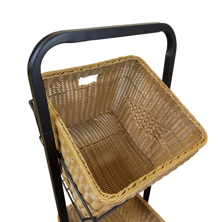 DisplayCanada - Wholesale Basket - Oxford Wicker Basket Stand #GWBS0151