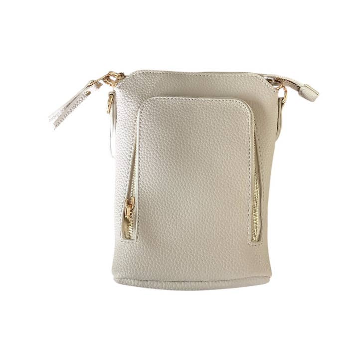 Kenze Panne - Wholesale Crossbody Bag - Women's - 3 ZIPPER CROSSBODY 1