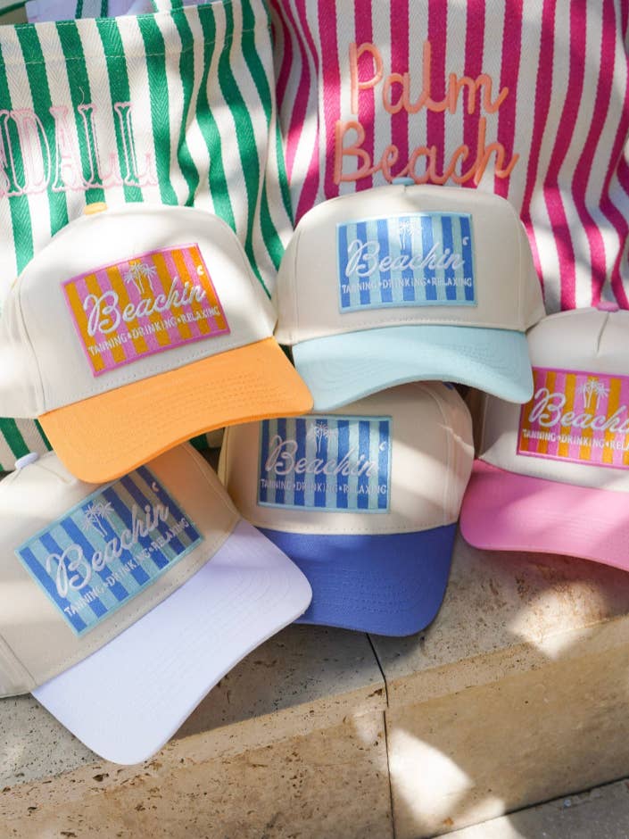 Beachin' - Vintage Trucker Hat for wholesale by KENZKUSTOMZ