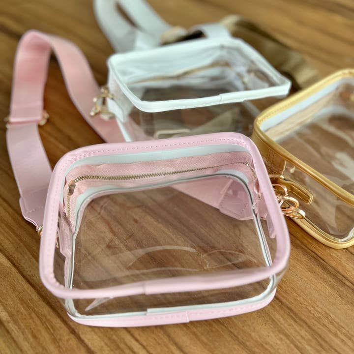 Palmy Pineapple - Wholesale Crossbody Bag - Women's - Clear Game Day Stadium Approved Shoulder Bag With Strap15