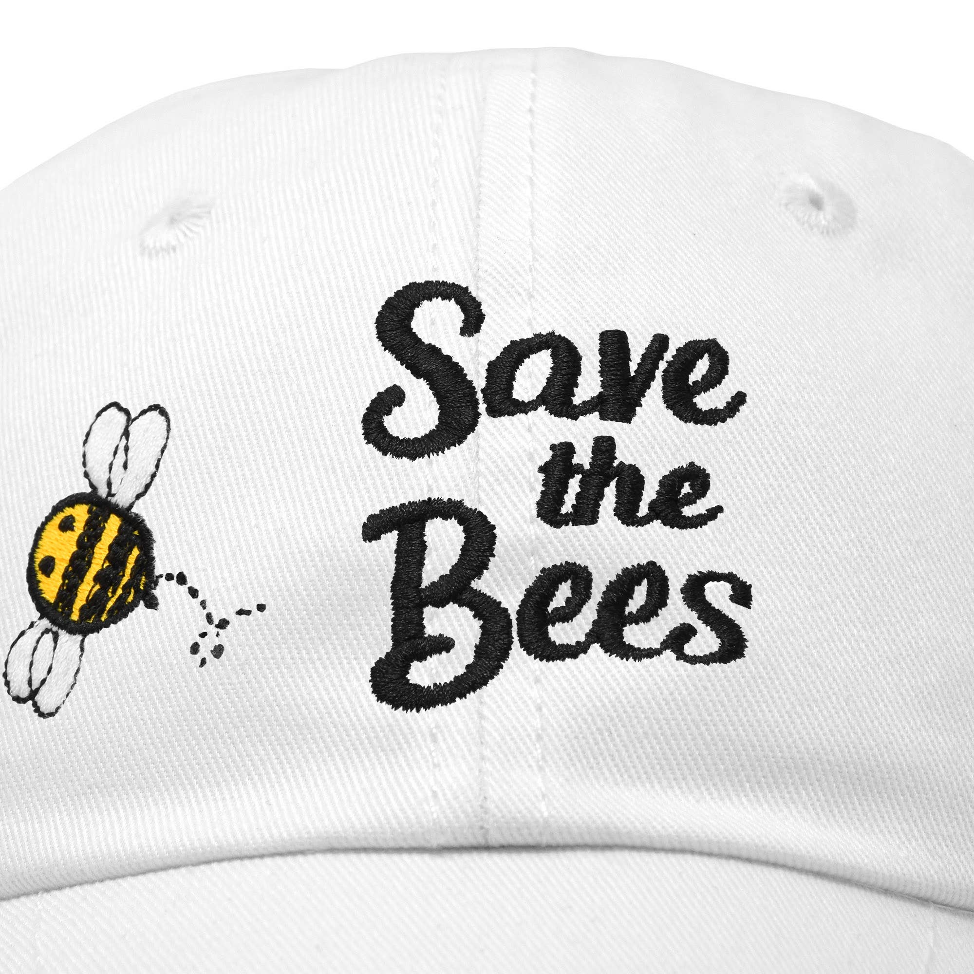 Dalix - Wholesale Baseball Cap - Women's - DALIX Save The Bees Baseball Cap Dad Hat Womens Girls77