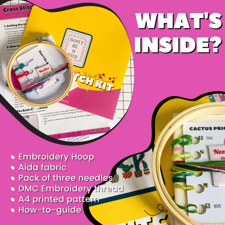 Curious Twist - Wholesale Doe-het-zelf-knutselset - Schud je medicijnen - Kruissteekkit1