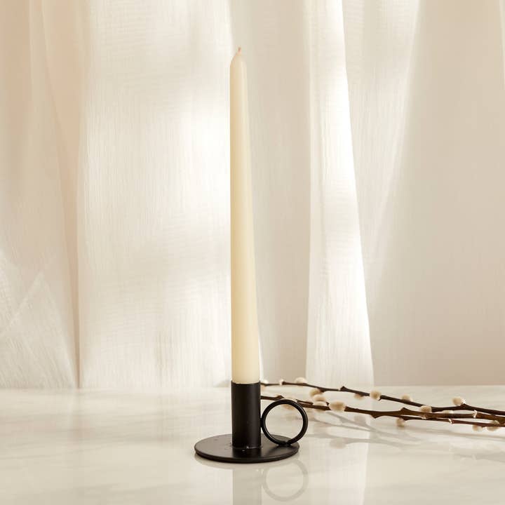 Portavelas de Hierro Negro Mayfair para venta al por mayor de What a Host Home