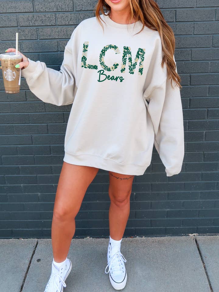 Rebellious Rose - Wholesale Graphic Sweatshirt - Women's - Wholesale Floral School Spirit