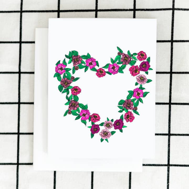 Carte d'Art Coeur pour la vente par ARTJADEN