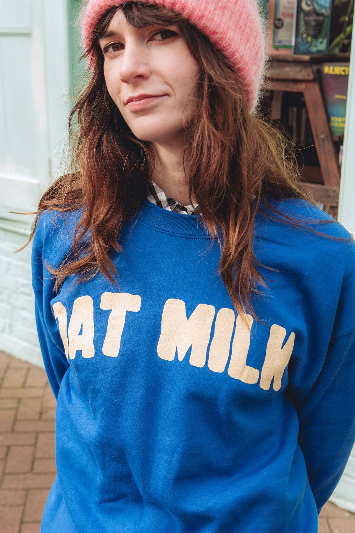 Limpet Store - Wholesale Graphic Sweatshirt - Women's - The Oat Milk Oversized Sweatshirt17