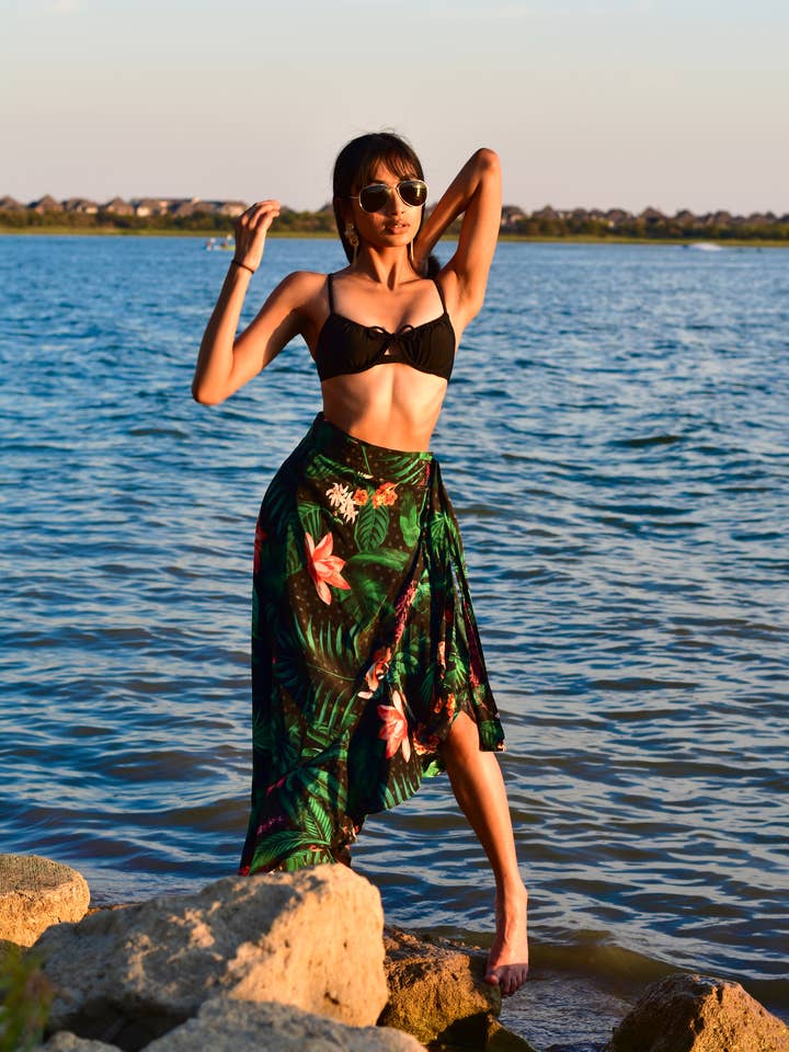 Bohemian Wickelrock mit Rüschen für den Großhandel von Designz by Raga