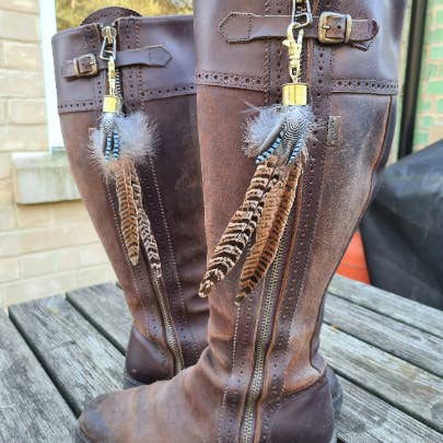 Creative Collection - Venta al por mayor Accesorio para bolsos/monederos - Mujer - Borlas para botas, borlas de plumas, borlas para bolsos