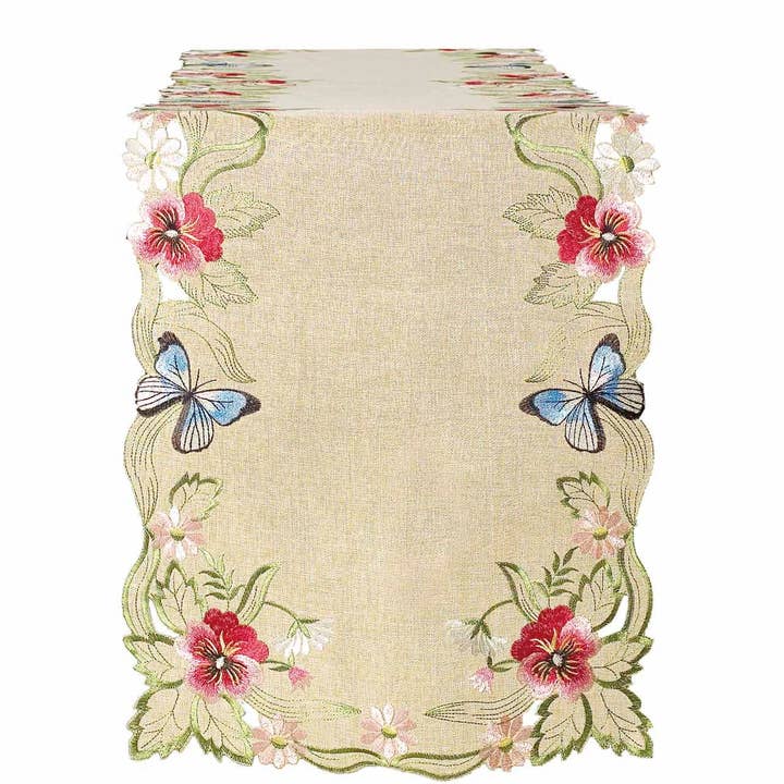 Decozen - Wholesale Tablecloth - Beige Table Linen Polyester Fabric4