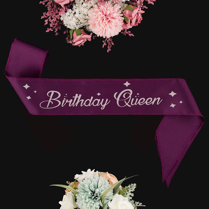 Ella Celebration - Wholesale Party Favor - Birthday Queen Sash4