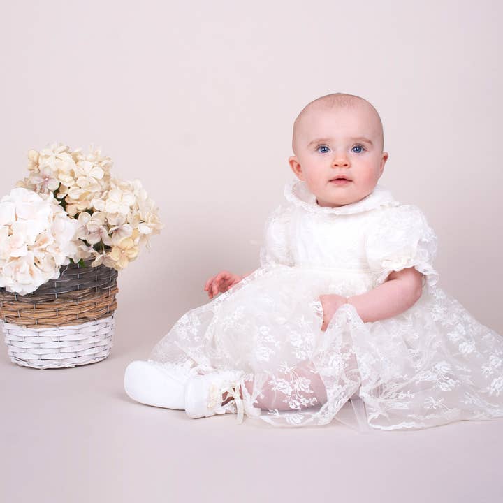 Early Days & Baypods - Wholesale Cot shoes – Baby - Sara girls special occasion shoe by Early Days with rosebuds2