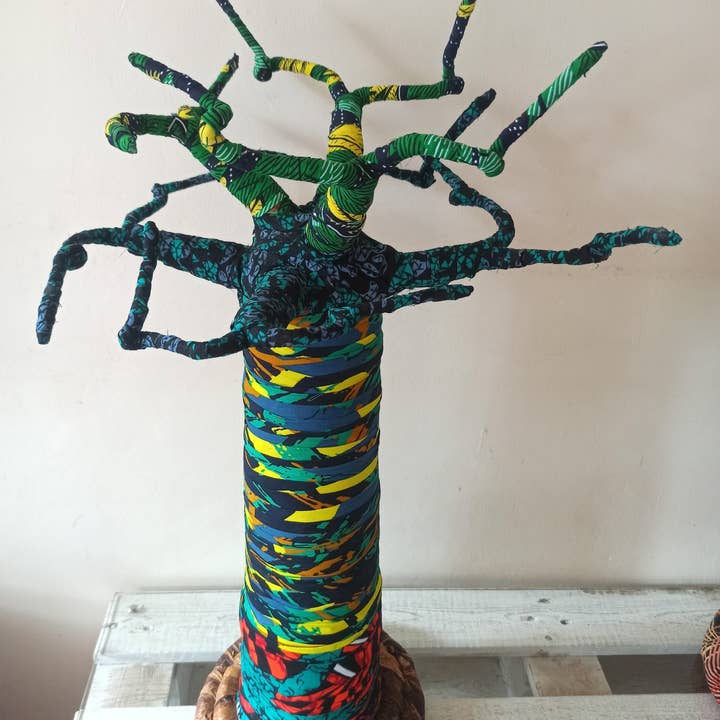 African Craft Collection - Vendita all'ingrosso Decorazione natalizia - Albero di Natale africano | Statuina di baobab