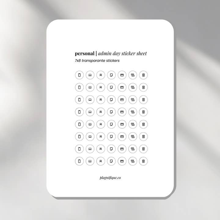Admin Day | Persoonlijk - Stickerpictogrammen voor wholesale door Plagnifique
