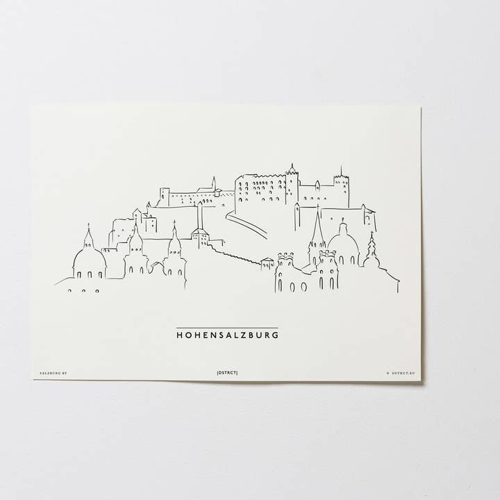 DSTRCT - Wholesale Art Print - Hohensalzburg | Relaxed Design | Salzburg