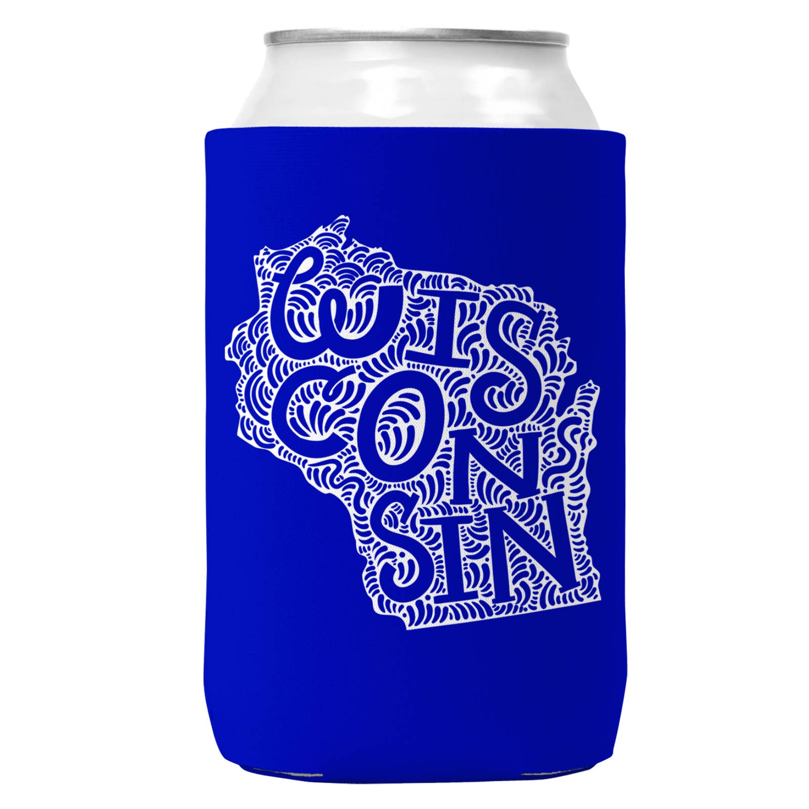 Wi-Wear - Wholesale Drink Huggers & Koozies - Wisconsin Can Coozie/Cooler for 12oz Cans1