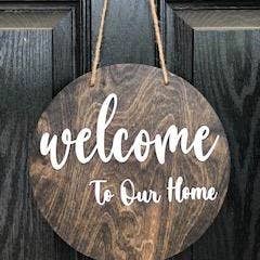 Cintre de porte rond avec ficelle pour la vente par Peak Handmade