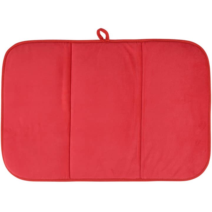 Primitives by Kathy - Wholesale Dish Drying Mat/Rack - Vintage Santas Drying Mat1