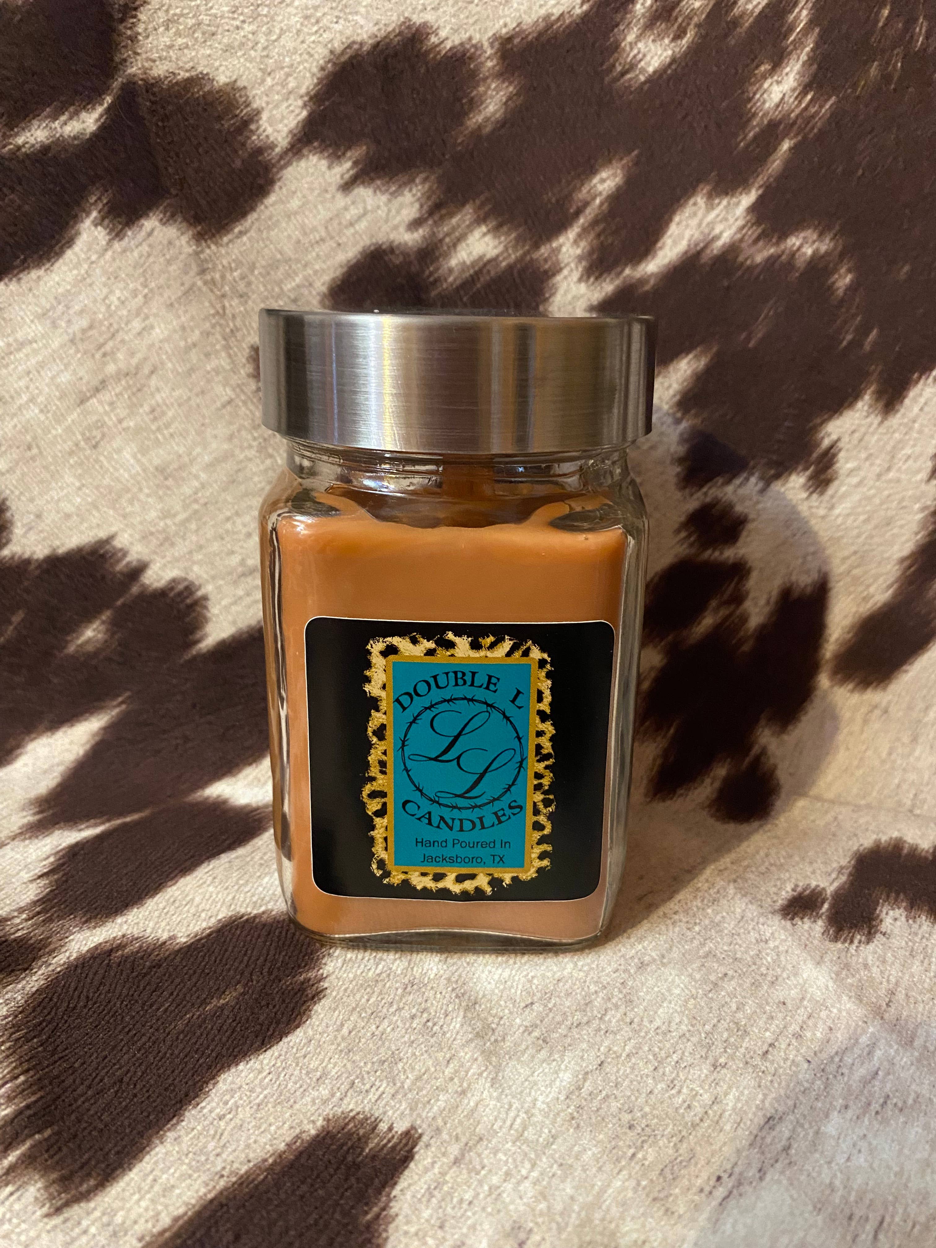 Double L Florist and Gift Boutique - Wholesale Jar/Filled Candle - Leather & Lace Candle