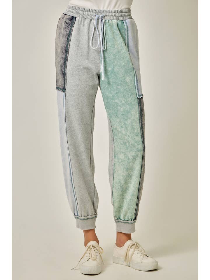 Mystree - Wholesale Pants - Women's - 61539 Color Blocked Track Pants8