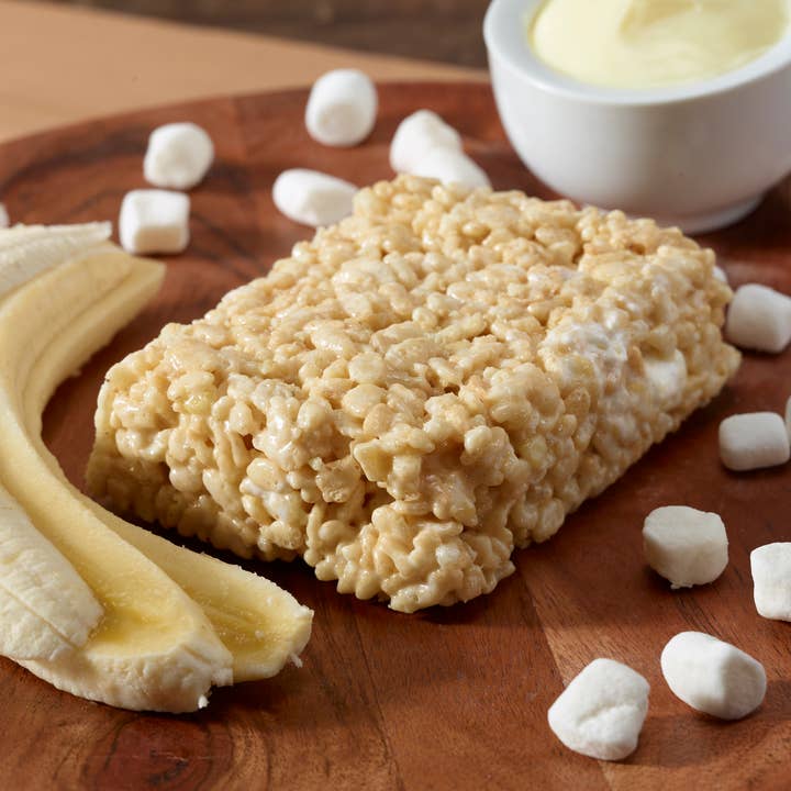 Mighty Mallow Crispie Treats - Wholesale Marshmallow - Banana Pudding Crispie Treat1