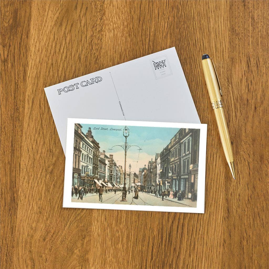 Found Image Press - Wholesale Postcard - Postcard EN-117 Lord Street, Liverpool, England1