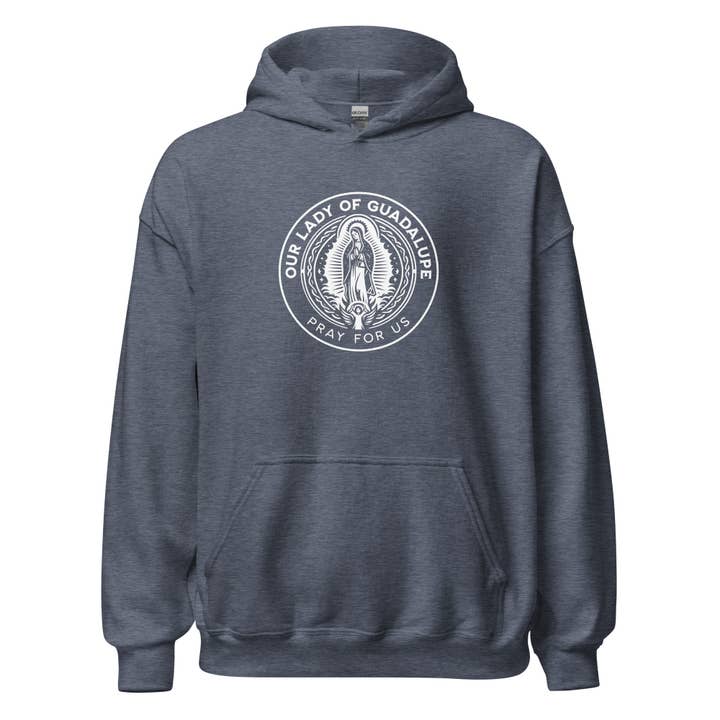 Our Lady of Guadalupe (Pray for Us) - Fleece Hoodie for wholesale by Disciple Shirts