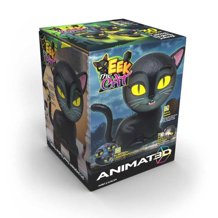 Mindscope Products - Wholesale Electronic Toy - Kids & Baby - Mindscope Eek The Cat Talking Animated Black Cat1