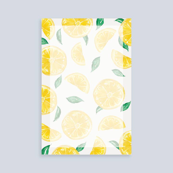 Watercolor Lemon Notepad for wholesale by Korynne and Company