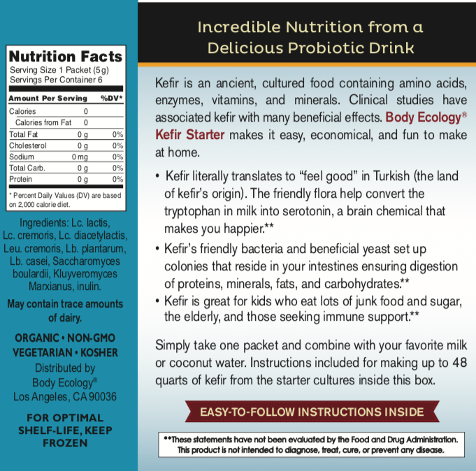 Body Ecology – wholesale Hälsodryck i pulverform – Kefir förrätt7