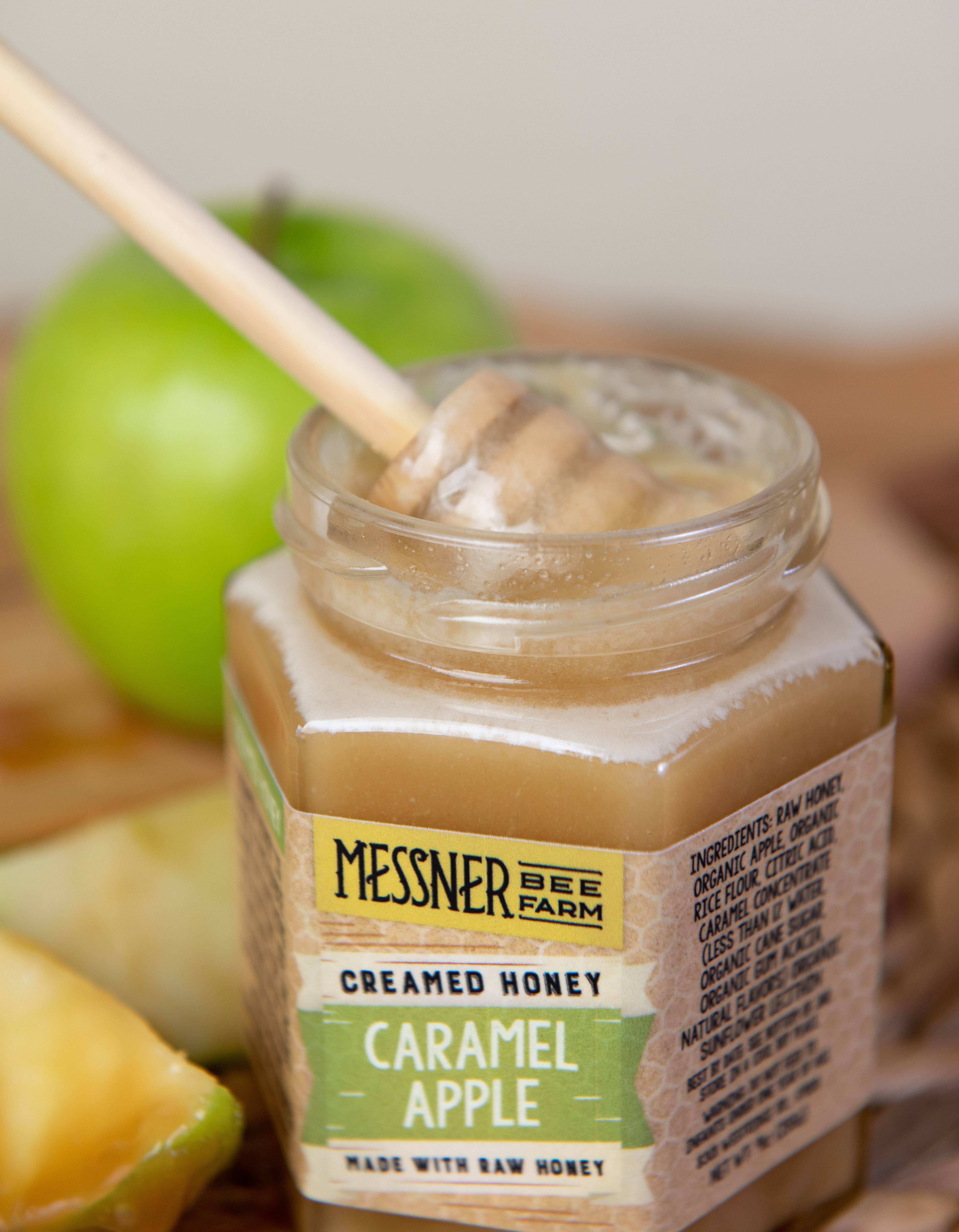 Messner Bee Farm - Wholesale Honey - Caramel Apple Creamed Honey / 9oz. / Kansas City1