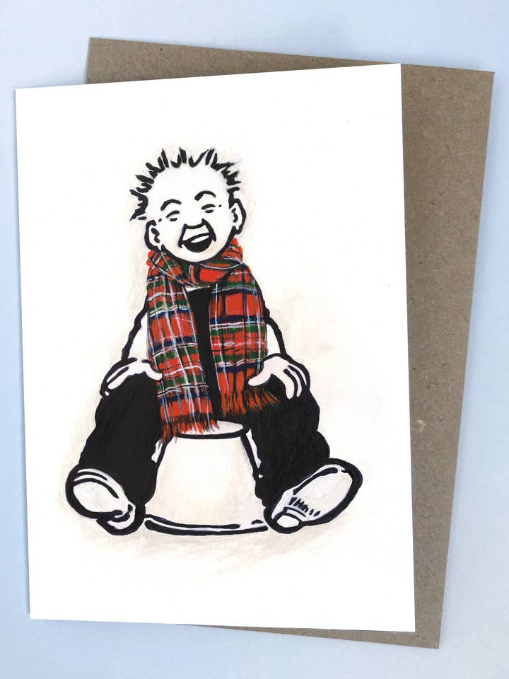Oor Royal Stewart Wullie (Lykønskningskort) for engroshandel hos Art by Lana Mathieson