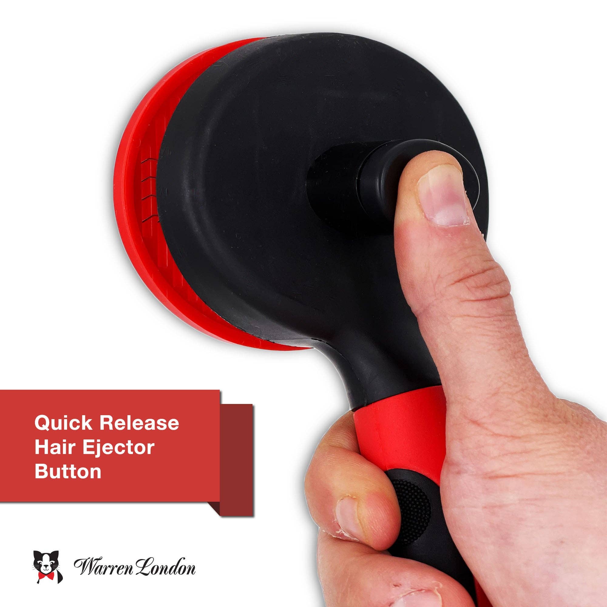 Warren London Dog Products – wholesale Pet brush – Cat/dog – Cat De-Tangling Pin Brush for Grooming & Shedding4