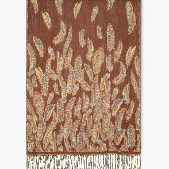 Original USA - Wholesale Scarf - Women's - Falling Feather Pashmina1