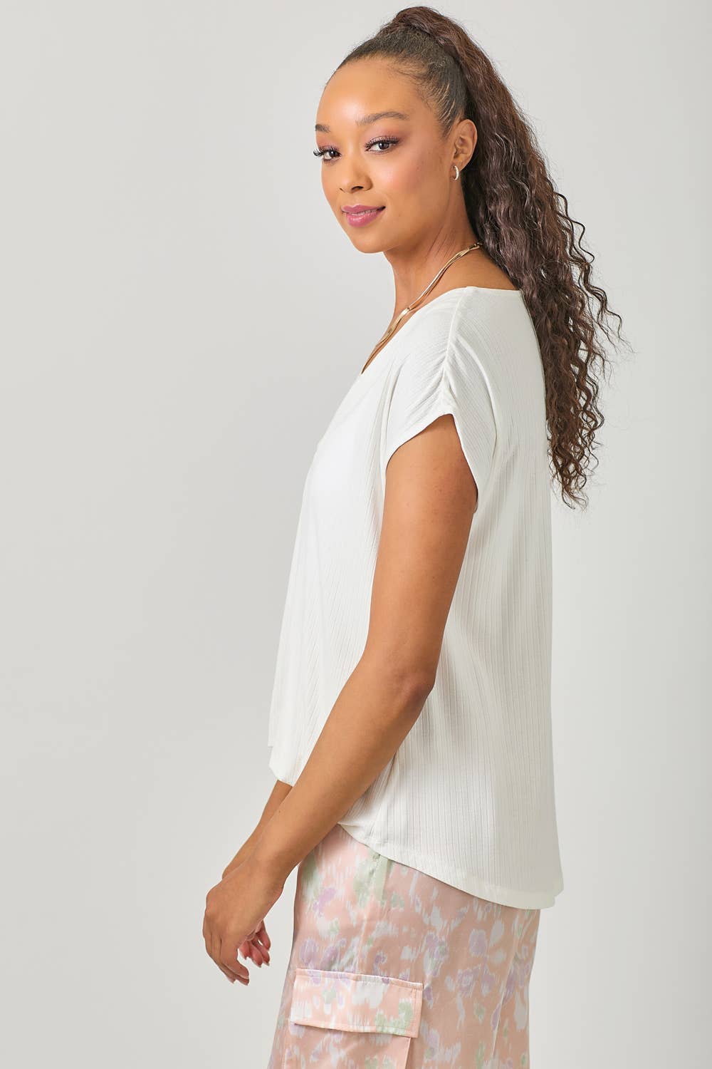 Mystree - Wholesale Knit Top - Women's - 60952 Surplice Neck Top24