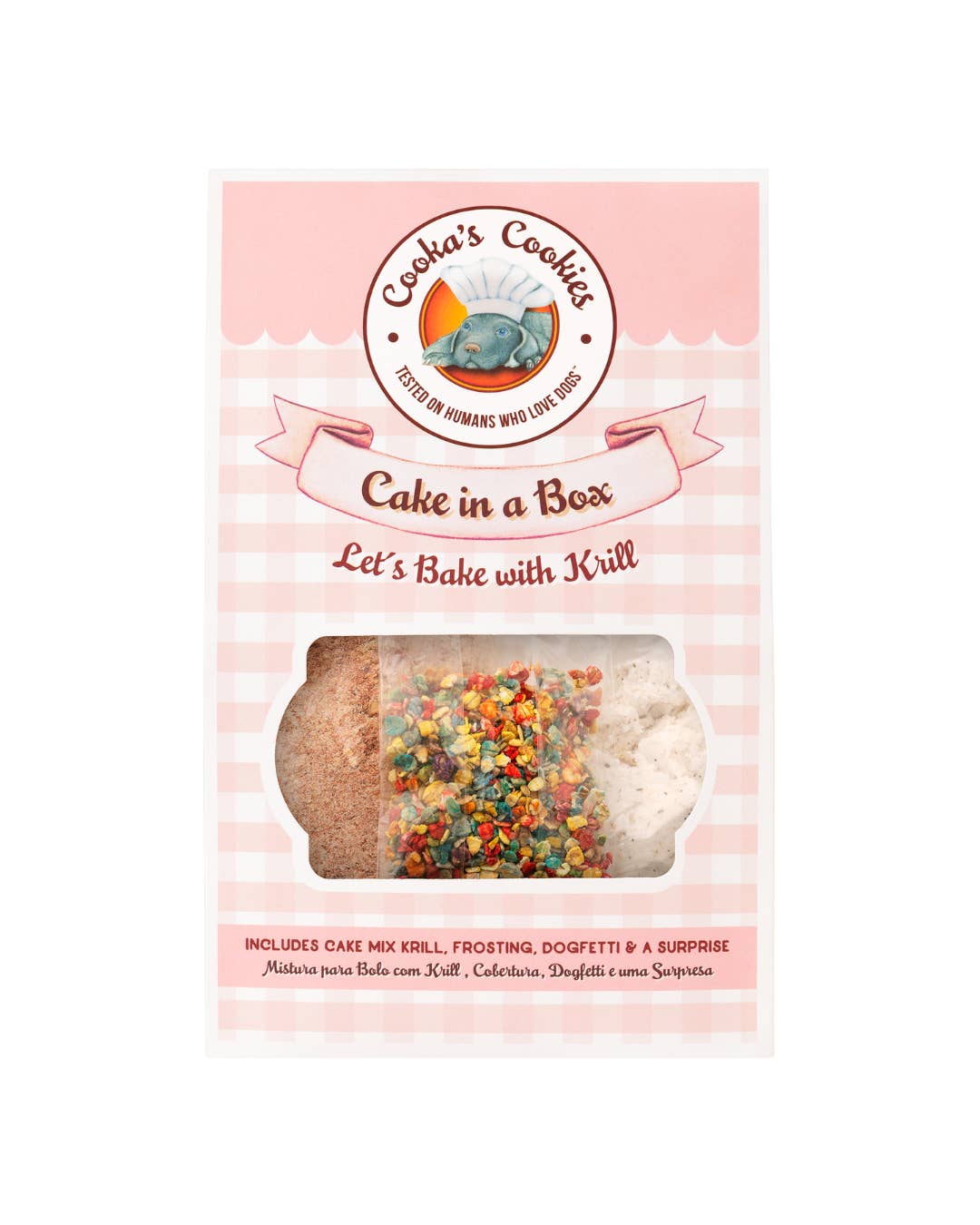 Cooka's Cookies - Wholesale Pet Treats - Dog - Cake in a Box - Chicken or Krill Cake Mix for dogs
