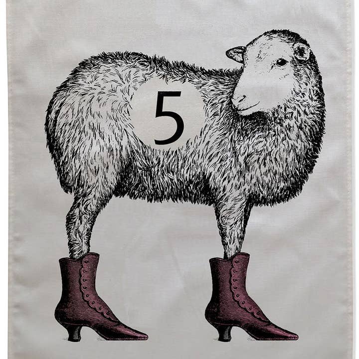 Moutboots Tea Towel for wholesale by ikonink