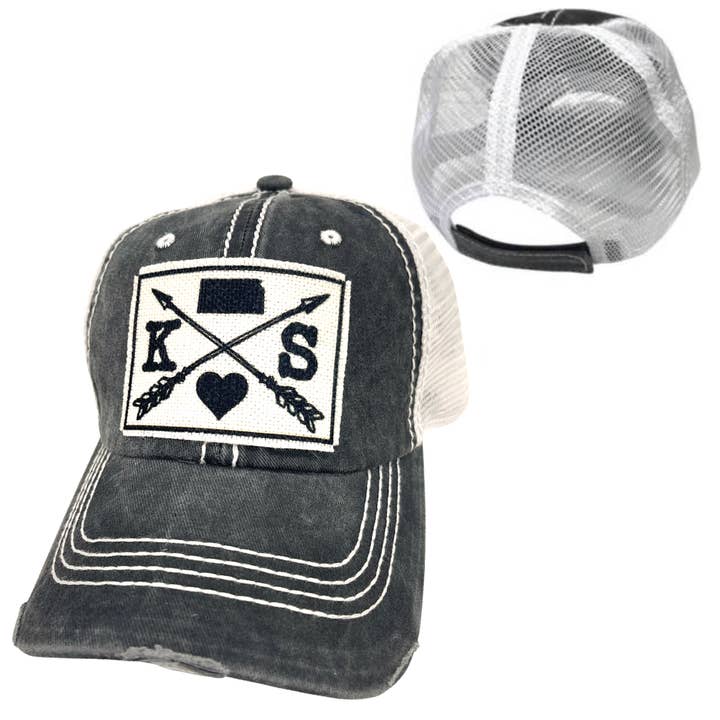 KANSAS ARROWS HATS for wholesale by dkhandmade