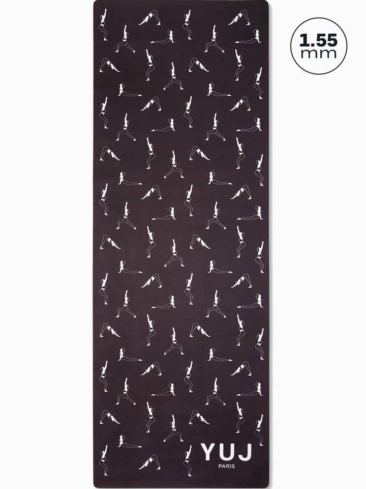 YOGINI BLACK 1.55mm yoga mat for wholesale by YUJ PARIS