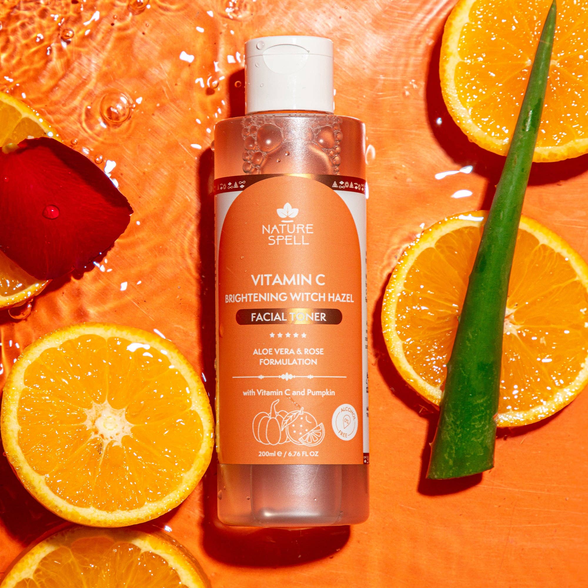 Nature Spell – wholesale Facial Toner – Nature Spell Brightening Witch Hazel Face Toner with Vitamin C3