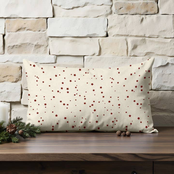 100% Cotton Cushion Cover Merry Christmas 23-101 30x50 cm for wholesale by SG HOGAR