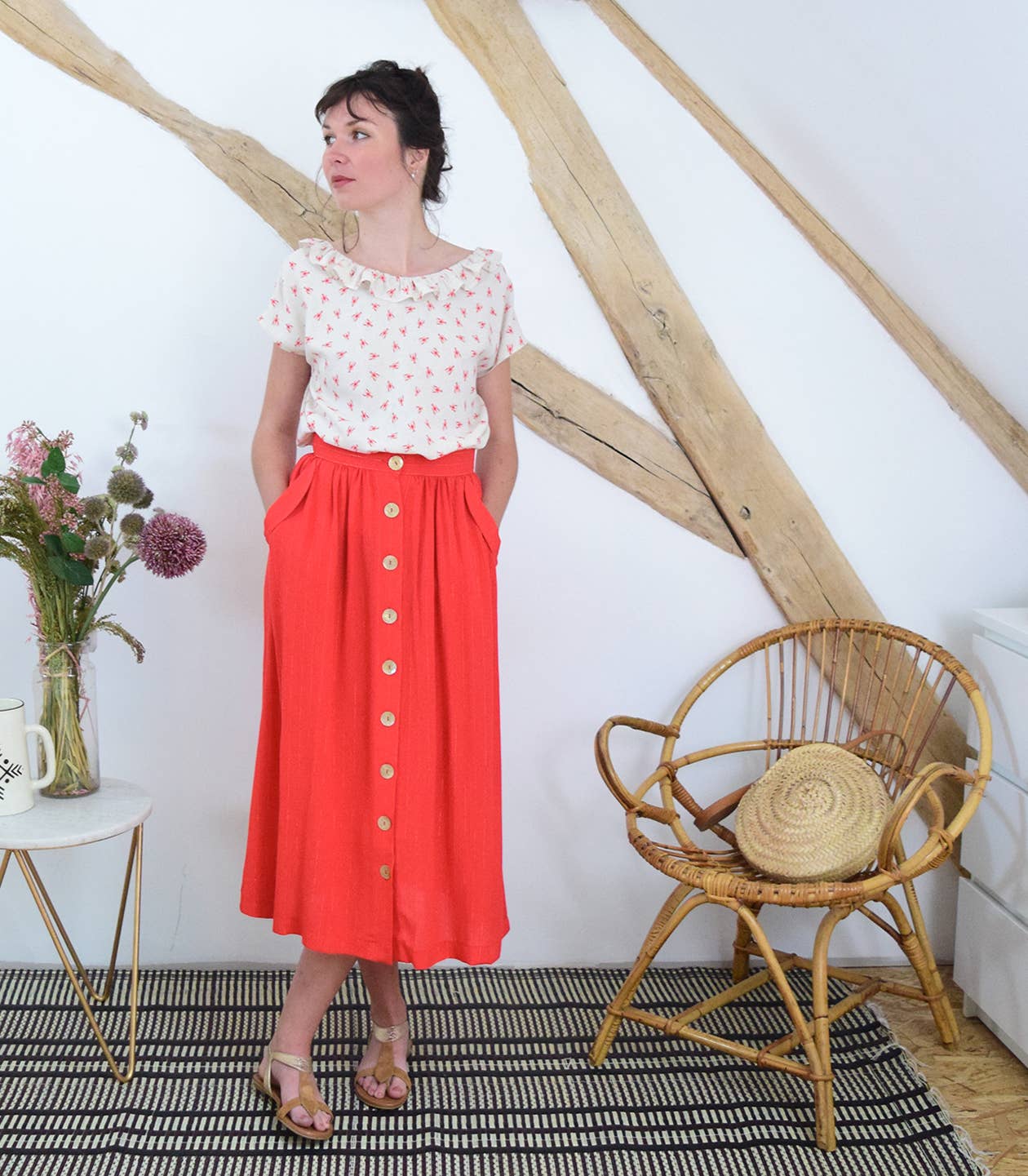 COUSETTE - Wholesale Craft Sewing Kit - Sewing pattern - Poulette dress9